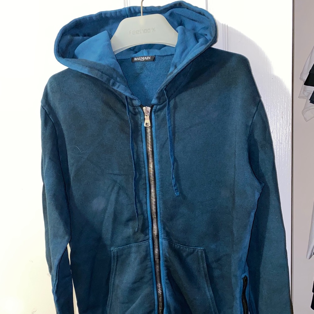 Balmain spray paint hoodie